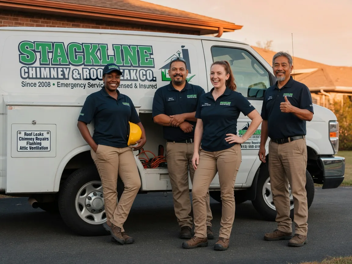 Chimney flashing repair company in Mendocino, CA